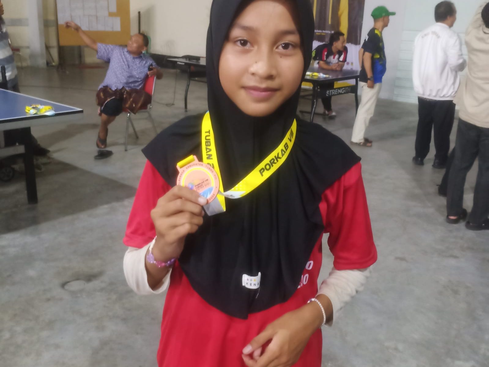 Silmi, Juara III Tenis Meja Putri